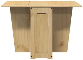 Mesa de jantar dobrável Corona pinho maciço castanho-mel