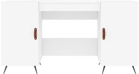 Secretária 140x50x75 cm derivados de madeira branco