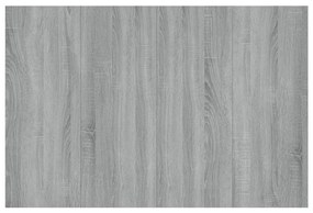 Cabeceira cama 120x1,5x80 cm derivados madeira cinzento sonoma