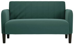 Sofá-luvas 109 cm veludo verde-escuro
