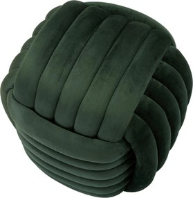 Puff Softy Green - Veludo Verde - 45 cm x 45 cm x 45 cm