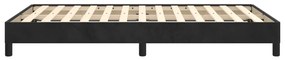 Estrutura de cama sem colchão 120x190 cm Veludo preto
