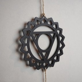 Acessório Decorativo de Parede Apt406 – Preto – 10 x 10 cm