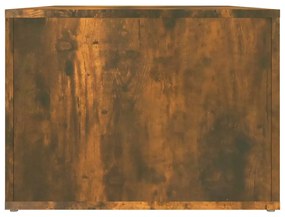 Mesa de centro 80x50x36 cm derivados madeira carvalho fumado