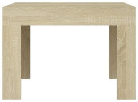 Mesa de centro 50x50x35 cm derivados de madeira carvalho sonoma