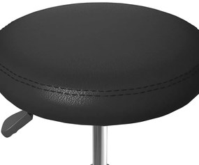 Cadeiras de jantar 2 pcs couro artificial preto