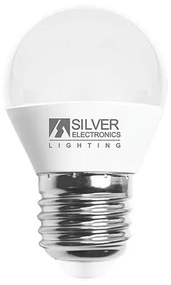 Lâmpada LED Esférica Silver Electronics 960727 E27 7W Luz Quente 3000K