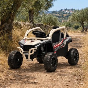 Carro elétrico para crianças Kawasaki TERYX KRX 1000 12V, controlo remoto, bateria de lítio, 2 motores de 25 W, com licença Caqui