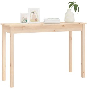 Mesa consola 110x40x75 cm madeira de pinho maciça