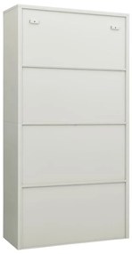 Cacifo 90x40x180 cm aço cinzento-claro