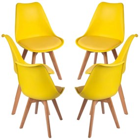 Pack 6 Cadeiras Synk Pro - Amarelo