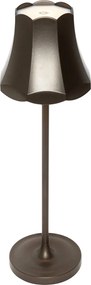 Candeeiro de mesa retro bronze escuro recarregável IP44 - Granny