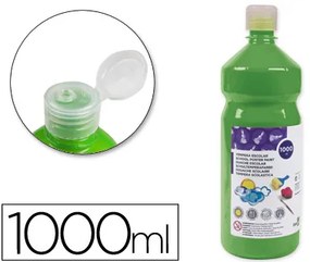 Guache Escolar 1000 Ml Verde