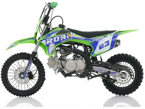 MOTO Crianças CROSS Gasolina 125CC RXF-Z ROAN Junior Manual Verde