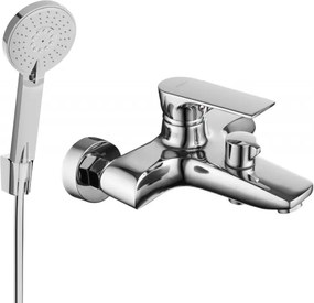 Mexen Axel R40 bateria de banheira com conjunto de duche, cromado - 7383R40-00