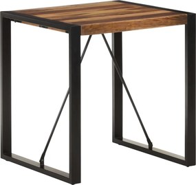 vidaXL Mesa de jantar 70x70x75 cm madeira de acácia maciça