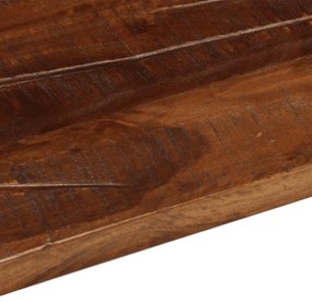 Tampo de mesa retangular 60x50x2,5 cm madeira recuperada maciça
