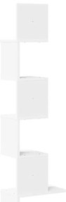 Estante de canto p/ parede contraplacado 32x32x127,5 cm branco