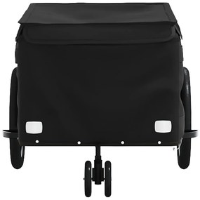 Reboque para bicicleta 30 kg ferro preto