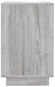 Aparador 102x35x60 cm derivados de madeira cinzento sonoma