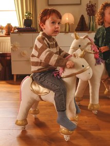 Cavalo com rodas, em madeira FSC® cru