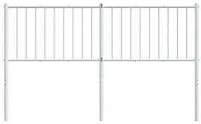 Cabeceira de cama 150 cm metal branco