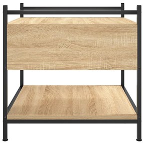 Mesa de centro 50x50x50 cm derivados de madeira carvalho sonoma