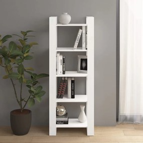 vidaXL Estante/divisória 60x35x160 cm madeira maciça branco