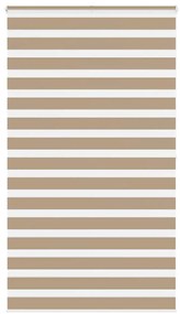 vidaXL Cortina de zebra 130x200 cm largura do tecido 125,9cm poliéster