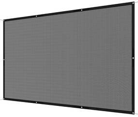 Toldo Vela de Sombra Retangular 3x2 m Toldo Vela para Jardim Proteção Solar 65% Transpirável e Anticongelante para Pátio Preto