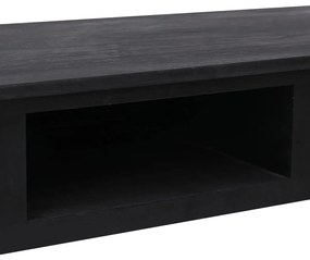 Mesa consola 110x45x76 cm madeira preto