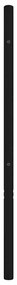 Cabeceira de cama 135 cm metal preto