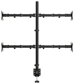 Suporte para monitor VESA 75/100 mm aço preto