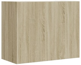 Armário de parede 75x35x60 cm derivados madeira carvalho sonoma