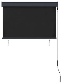 Estore de rolo para exterior 100x250 cm antracite