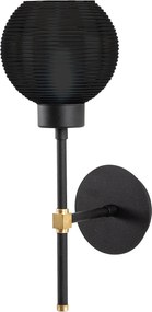 Candeeiro de Parede Swing – Preto – 20 x 20 cm
