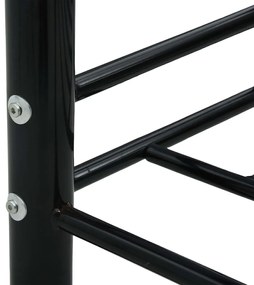 Estrutura sofá-cama 90x200 cm metal preto