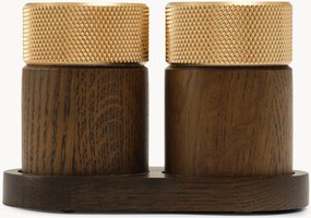 Moinhos de sal e pimenta em madeira de freixo Sina, conjunto de 3