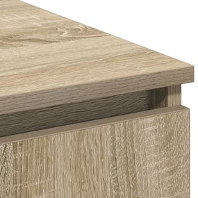 Armário para TV vidaXL com LED Carvalho Sonoma 180x38x49 cm Madeira en