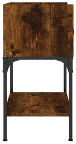 Mesa cabeceira 40,5x31x60 cm derivados madeira carvalho fumado