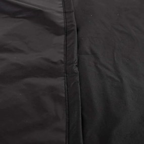 Capas móveis de jardim 2pcs 229x113x73cm impermeável 420D preto