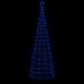 Árvore de Natal LED com Spikes 570 LEDs Azul 300 cm