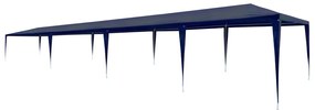Tenda para festas 3x12 m PE azul