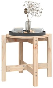 Mesa de centro Ø 52,5x45 cm madeira de pinho maciça