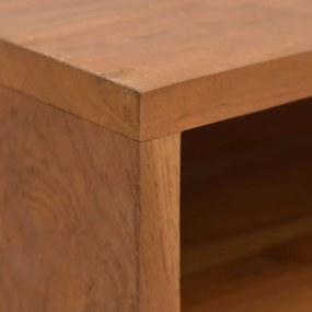 Móvel de TV 110x30x40 cm madeira de teca maciça