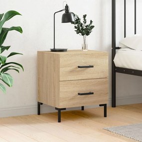 Mesa cabeceira 40x35x47,5 cm derivados madeira carvalho sonoma