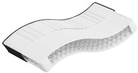 vidaXL Colchão de molas bonnell para criança médio 80x160 cm