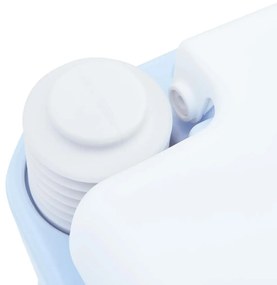 Luz de Casa de Banho Portátil vidaXL Azul e Branca Plástico 20 L