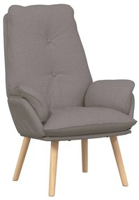 Cadeira Relaxante Taupe Tecido