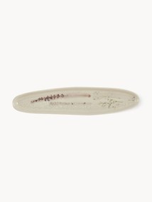 Handmade Serving Plate Bea with Grass Motif